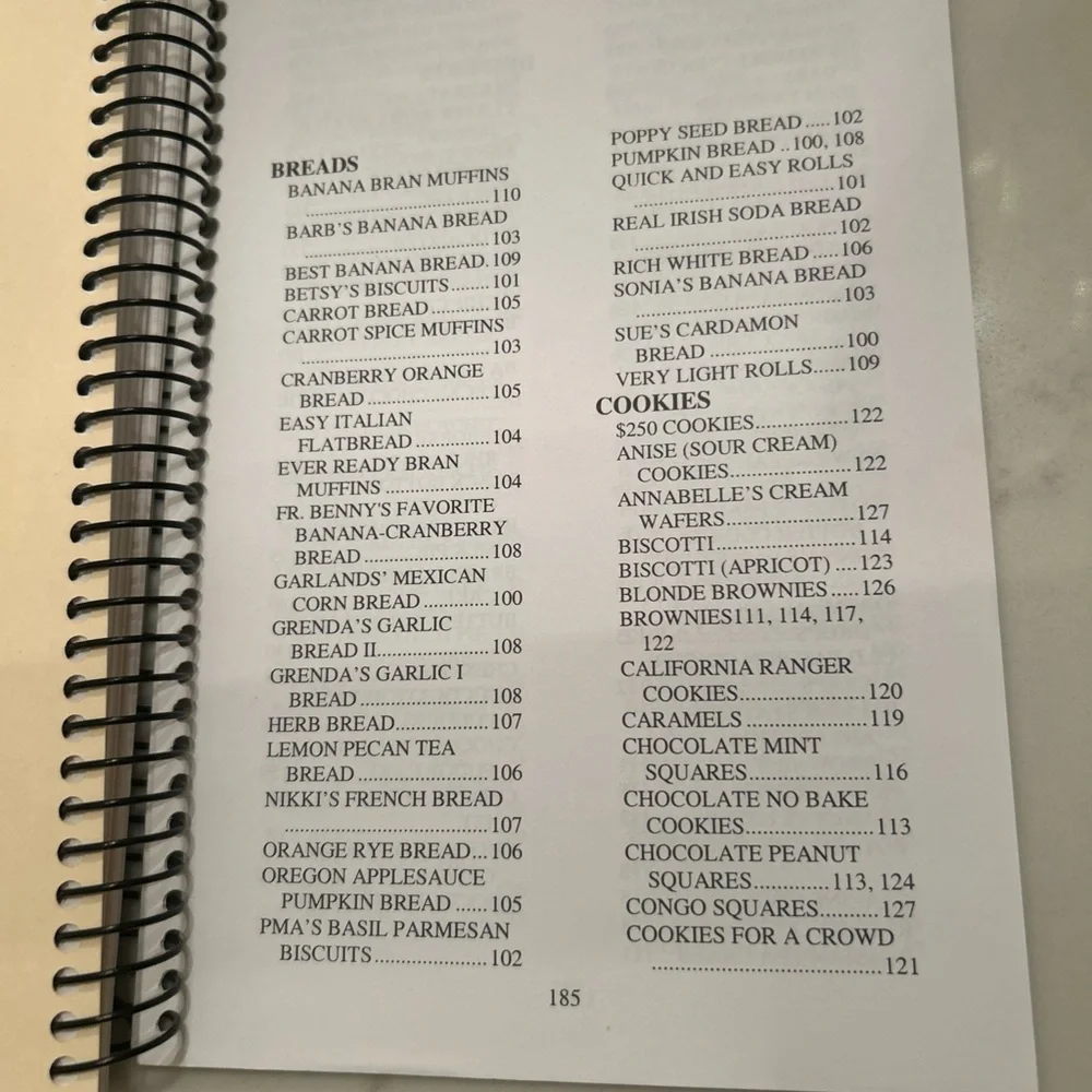 Parish cookbooks 2 Mission Santa Barbara 1991,Trinity Lutheran Church‎ 1996 SC